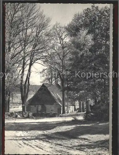 Lueneburger Heide Bauernhaus Kat. Walsrode