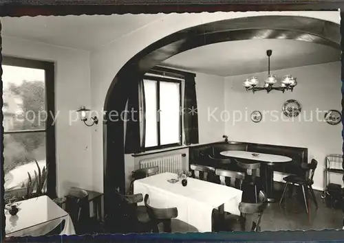 Haffkrug Ostseebad Pension von Wuerzen Speisesaal / Scharbeutz /Ostholstein LKR