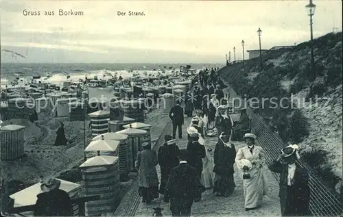 Borkum Nordseebad Strand Promenade / Borkum /Leer LKR