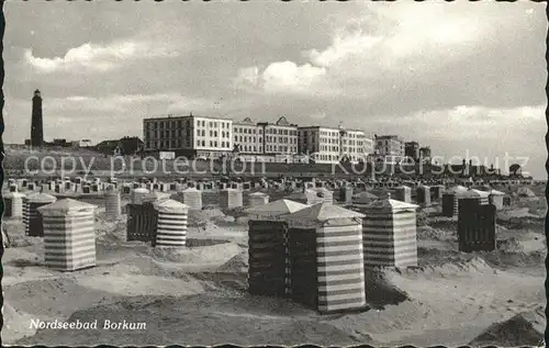 Borkum Nordseebad Strand Nordseebad / Borkum /Leer LKR