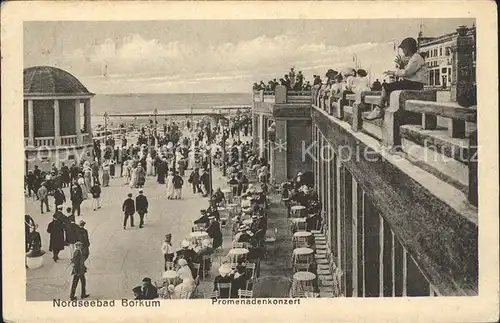 Borkum Nordseebad Promenadenkonzert Pavillon / Borkum /Leer LKR