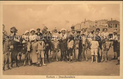 Borkum Nordseebad Strandkavallerie