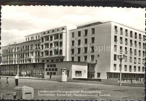 Borkum Nordseebad LVA Rheinprovinz Sanatorium Kaiserhof