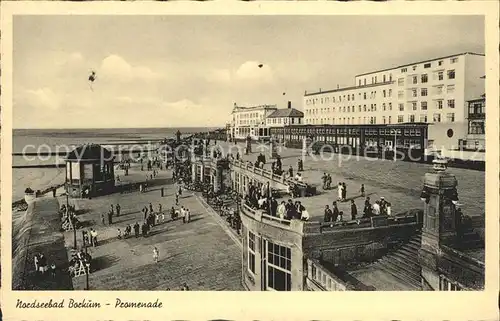 Borkum Nordseebad Promenade Strand