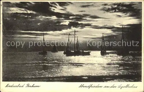 Borkum Nordseebad Segelboot / Borkum /Leer LKR