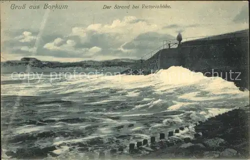 Borkum Nordseebad Strand Victoriahoehe / Borkum /Leer LKR