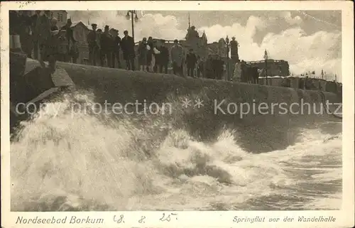 Borkum Nordseebad Springflut Wandelhalle / Borkum /Leer LKR