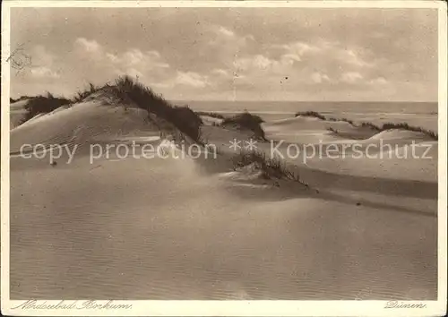 Borkum Nordseebad Duenen / Borkum /Leer LKR