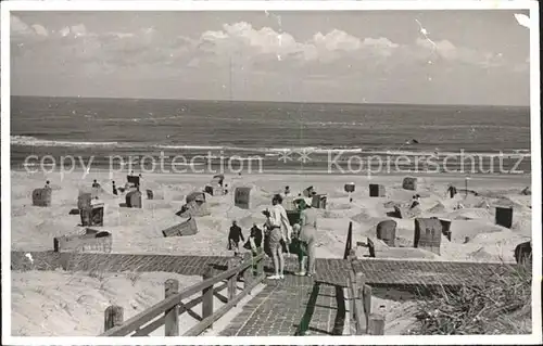 Wangerooge Nordseebad Strand Kat. Wangerooge