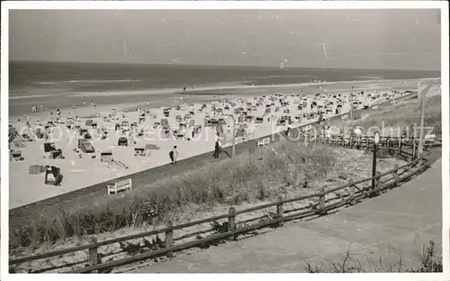 Wangerooge Nordseebad Strand Kat. Wangerooge