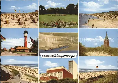 Wangerooge Nordseebad Leuchtturm Strand Westturm Kat. Wangerooge