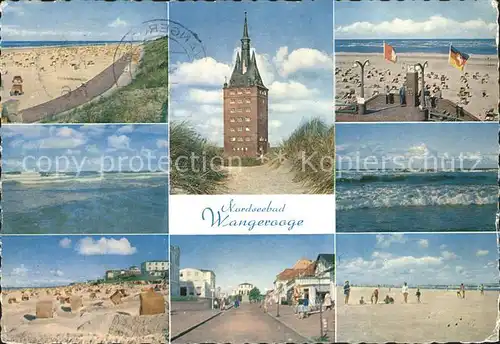 Wangerooge Nordseebad Westturm Strand Kat. Wangerooge