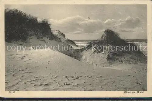 Juist Nordseebad Duenen am Strand / Juist /Aurich LKR