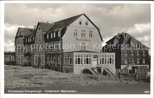 Wangerooge Nordseebad Kinderheim Meeresstern Kat. Wangerooge