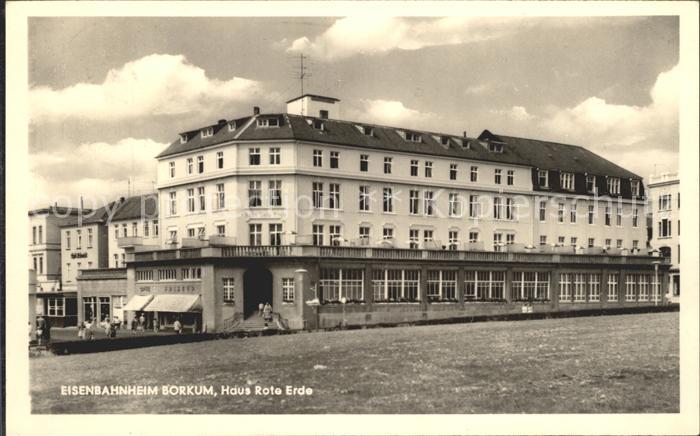 Borkum Nordseebad Eisenbahnheim Haus Rote Erde Nr Dk57149