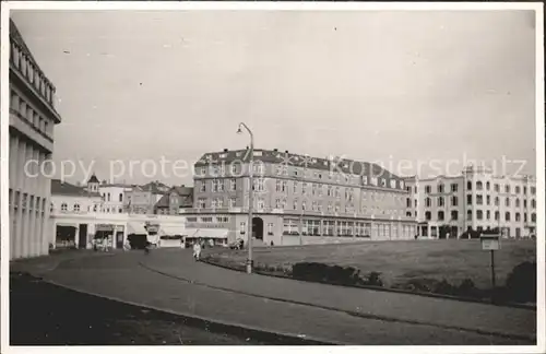 Borkum Nordseebad Strassenpartie