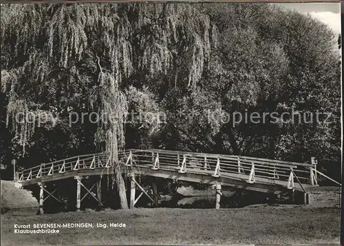 Bevensen Bad Klaubuschbruecke Kat. Bad Bevensen