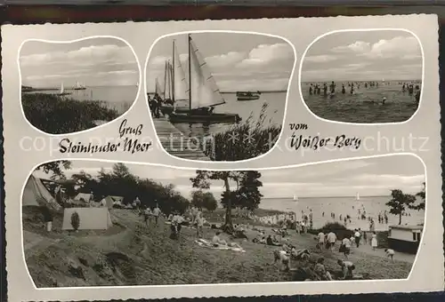 Steinhuder Meer Bootsanleger Badefreuden Strandpartie Kat. Wunstorf