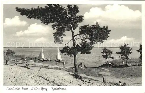 Steinhuder Meer Weisser Berg Badestrand Kat. Wunstorf