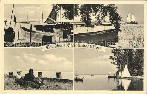 Steinhuder Meer Segelboot  Kat. Wunstorf