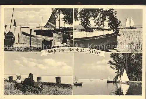 Steinhuder Meer Boote Kat. Wunstorf