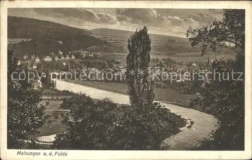 Melsungen Fulda Partie an der Fulda Kat. Melsungen