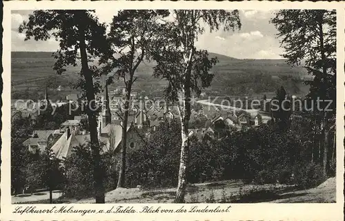 Melsungen Fulda Blick von der Lindenlust Kat. Melsungen