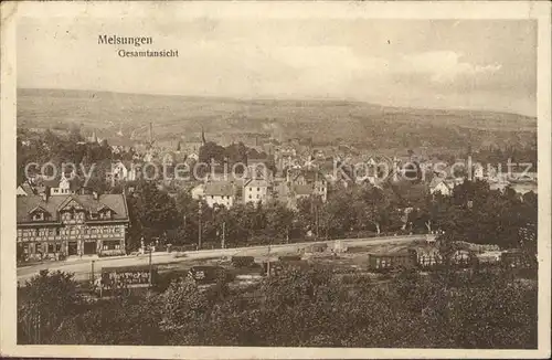 Melsungen Fulda Gesamtansicht Kat. Melsungen