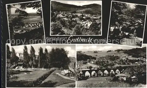 Endbach Gladenbach Total Panorama Minigolf Viadukt Kat. Gladenbach