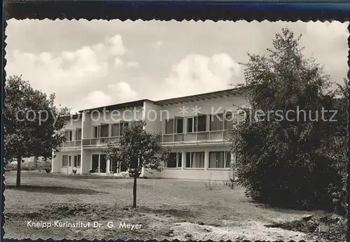 Endbach Gladenbach Kneipp Kurinstitut Dr G Meyer Kat. Gladenbach