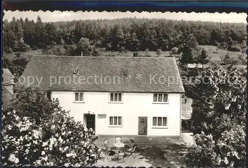 Endbach Gladenbach Privatpension Frieda Burk Kat. Gladenbach