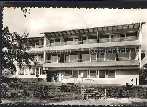 Endbach Gladenbach Kneipp Sanatorium Haus Dennoch Kat. Gladenbach