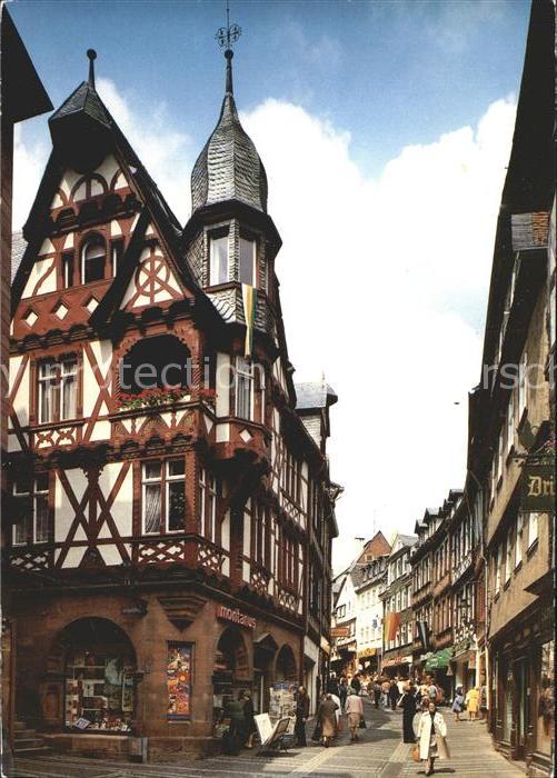 Alt Marburg Wettergasse Fachwerkhaeuser Kat. Marburg Lahn ...