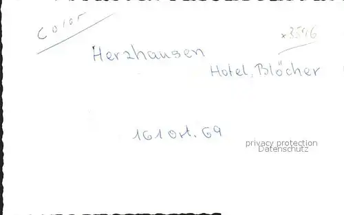 Herzhausen Edersee Hotel Bloecher Kat. Edertal