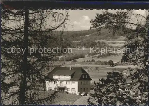 Endbach Gladenbach Haus Waldesruh Kat. Gladenbach