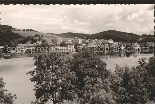 Herzhausen Edersee Teilansicht Kat. Edertal