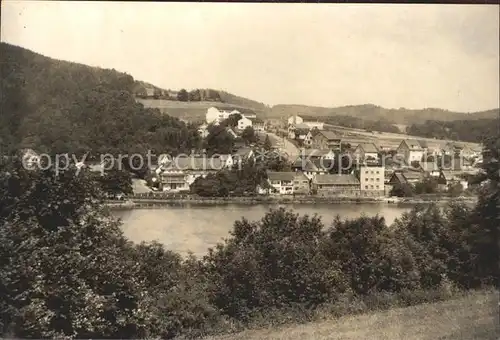 Herzhausen Edersee Panorama Kat. Edertal