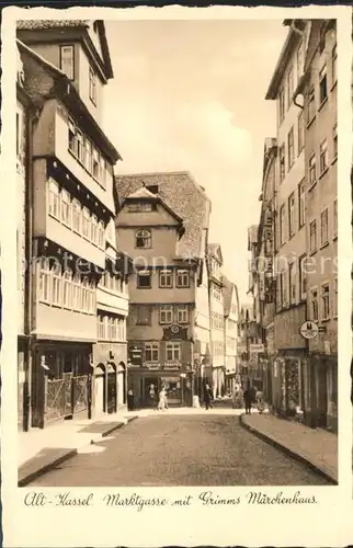 Alt Kassel Marktgasse Grimms Maerchenhaus