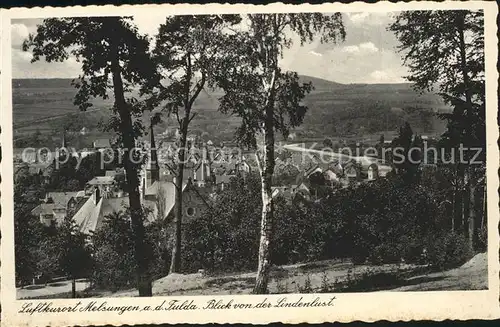 Melsungen Fulda Blick von der Lindenlust Kat. Melsungen