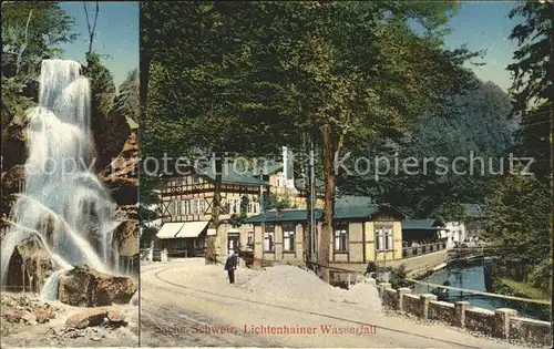Lichtenhain Sebnitz Lichtenhainer Wasserfall Kat. Sebnitz
