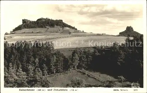 Schoena Elbe Zirkelstein Kaiserkrone Kat. Reinhardtsdorf Schoena