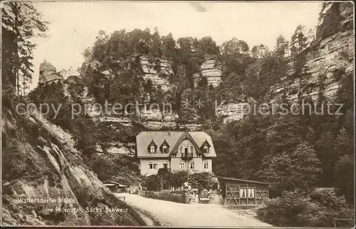 Polenztal Waltersdorfermuehle  Kat. Hohnstein