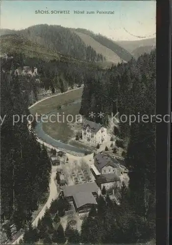 Polenztal Hotel zum Polentztal Kat. Hohnstein