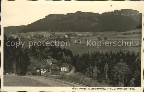 Schoena Elbe Zschirnstein Kleingiesshuebel Kat. Reinhardtsdorf Schoena