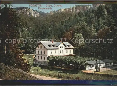 Polenztal Frinztalmuehle Kat. Hohnstein