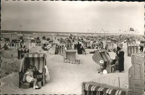 Wangerooge Nordseebad Strand Kat. Wangerooge