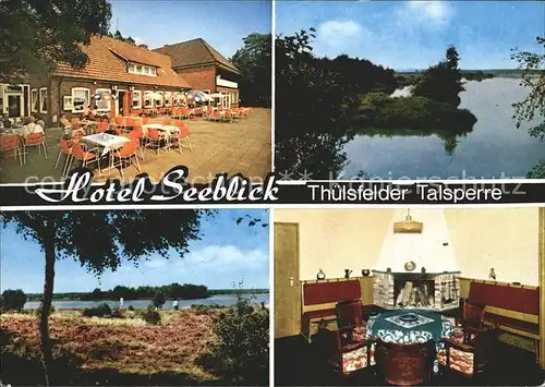 Thuele Friesoythe Hotel Seeblick Thuelsfelder Talsperre Kat. Friesoythe
