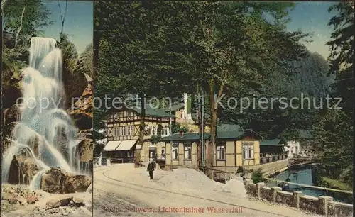 Lichtenhain Sebnitz Lichtenhainer Wasserfall Kat. Sebnitz