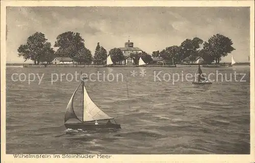 Steinhuder Meer Festung Wilhelmstein Segelschiffe Kat. Wunstorf