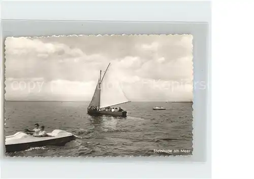 Steinhude Boote auf dem Steinhuder Meer Kat. Wunstorf